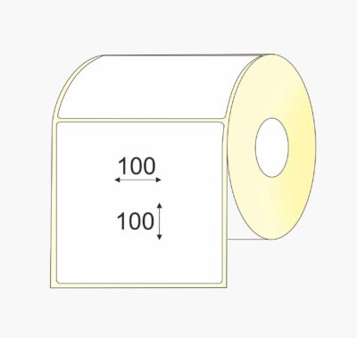100 x 100 Matte, Vellum, lipnios etiketės rulonuose, mažas rulonas Lipnios etiketės (100 mm x 100 mm), Matte, vellum, mažas rulonas | BIZNIO KONTAKTAI