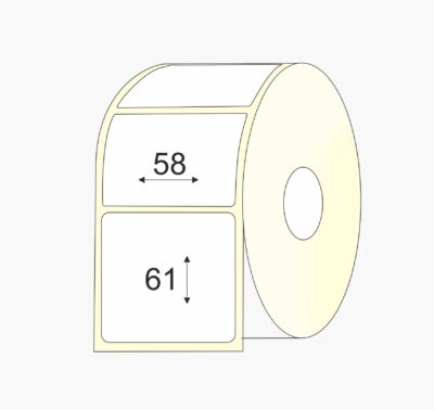 Thermo Eco 58 x 61 lipnios etiketės rulonuose, mažas rulonas Lipnios etiketės, Thermo Eco, (58 mm x 61 mm), mažas rulonas | BIZNIO KONTAKTAI