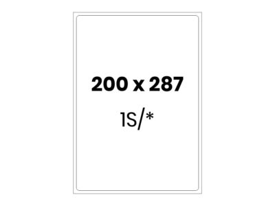 Lipnios etiketės A4 / 200x287 mm