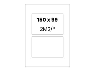 Lipnios etiketės A4 / 150x99 mm