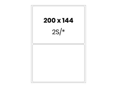 Lipnios etiketės A4 / 200x144 mm